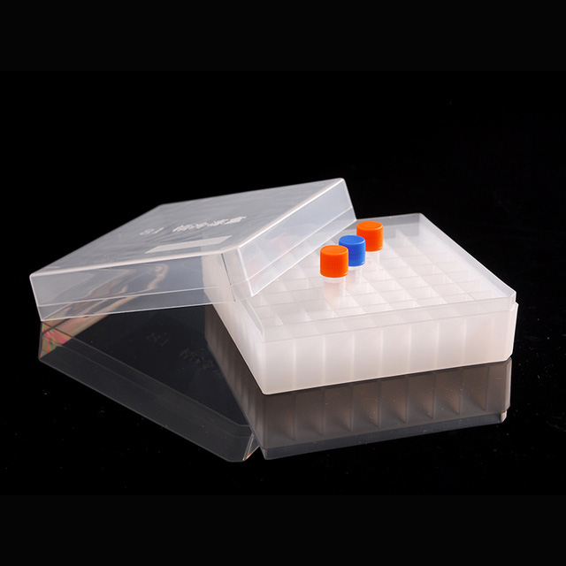 Plastic And Polycarbonate Cryovial Tube Box